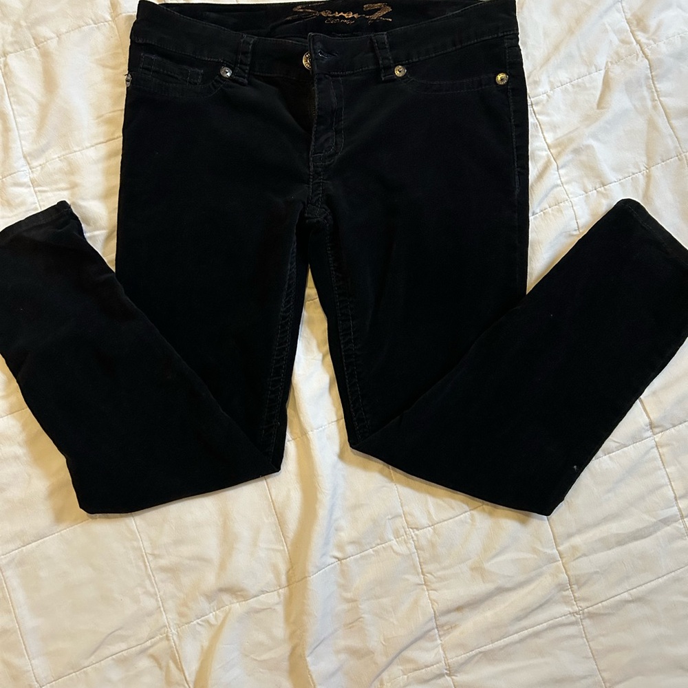 Seven7 Dark Corduroy Trousers
